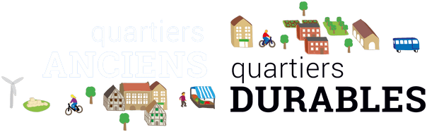 Logo Quartiers anciens, Quartiers durables