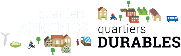 Logo Quartiers anciens, Quartiers durables Logo Quartiers anciens, Quartiers durables